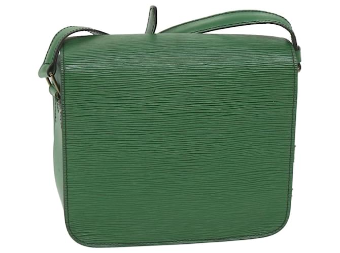 Cartouchiere Louis Vuitton Cartouchière Green Leather  ref.1290663