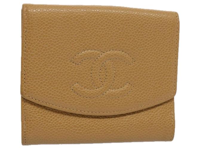 Chanel Beige Leather  ref.1290671