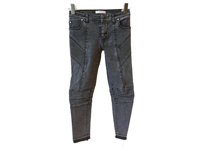 Jeans BALMAIN T.us 25 Algodón Gris 