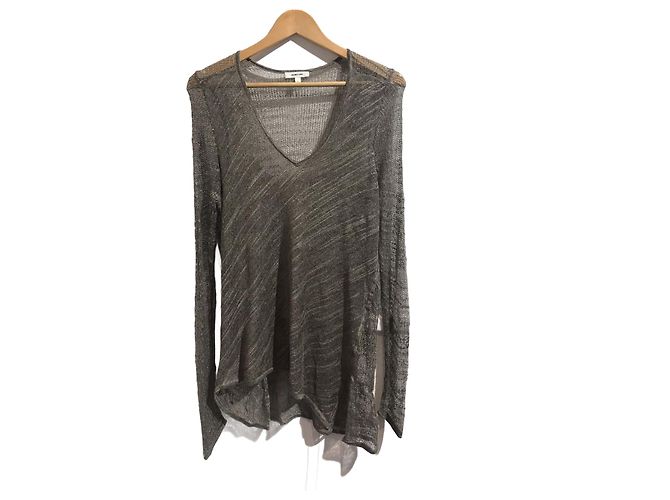 HELMUT LANG Strickwaren T.International L Synthetisch Grau