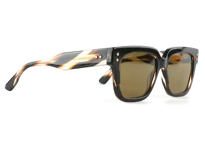 GUCCI Sonnenbrille T.  Plastik Braun Kunststoff  ref.1290719