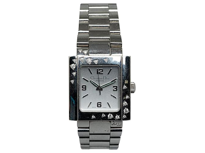 Relógio Riva em aço inoxidável prata Dior quartzo  ref.1290751