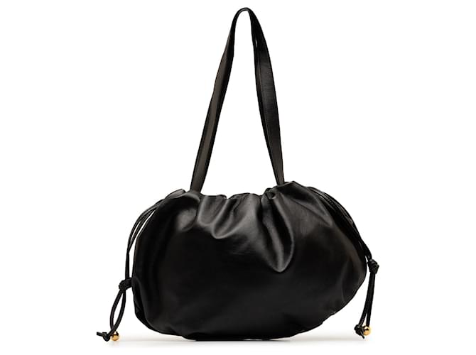 Schwarze mittelgroße Hobo-Tasche „The Bulb“ von Bottega Veneta Leder  ref.1290804