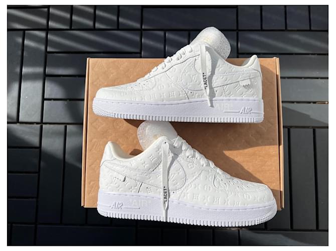 Autre Marque Air Force 1 Low White Leather  ref.1290858
