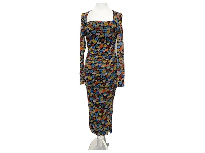 Ganni Dresses Multiple colors Polyamide  ref.1290862
