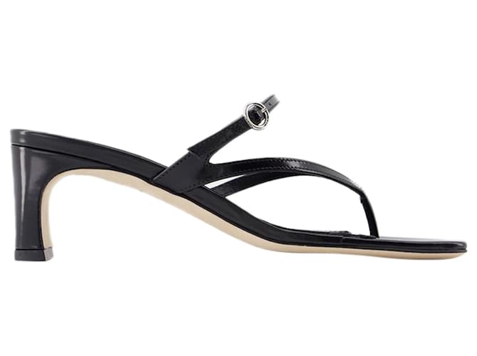 Giselle Sandals - Aeyde - Leather - Black Pony-style calfskin  ref.1290888