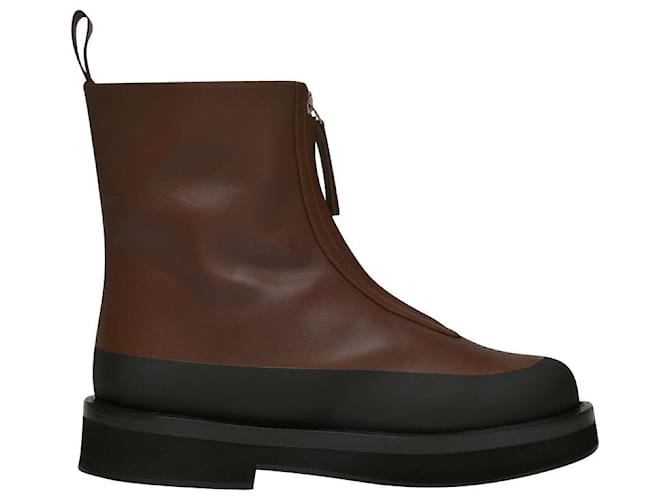 Autre Marque Malmok Ankle Boots in Brown Leather  ref.1290893