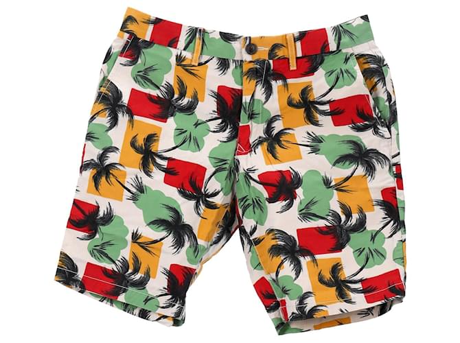 Tommy Hilfiger Shorts „Brooklyn“ für Herren mit Palmen-Print Mehrfarben Baumwolle  ref.1290899