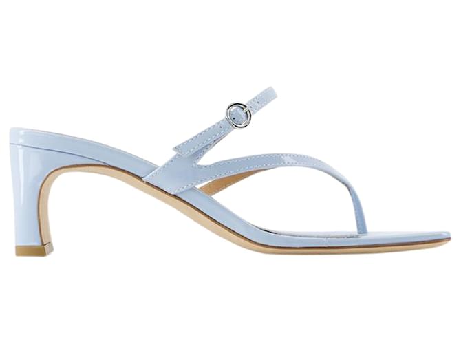 Giselle Sandals - Aeyde - Leather - Blue Pony-style calfskin  ref.1290908