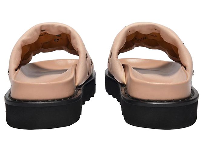 Toga Pulla Sandals in Pink Leather