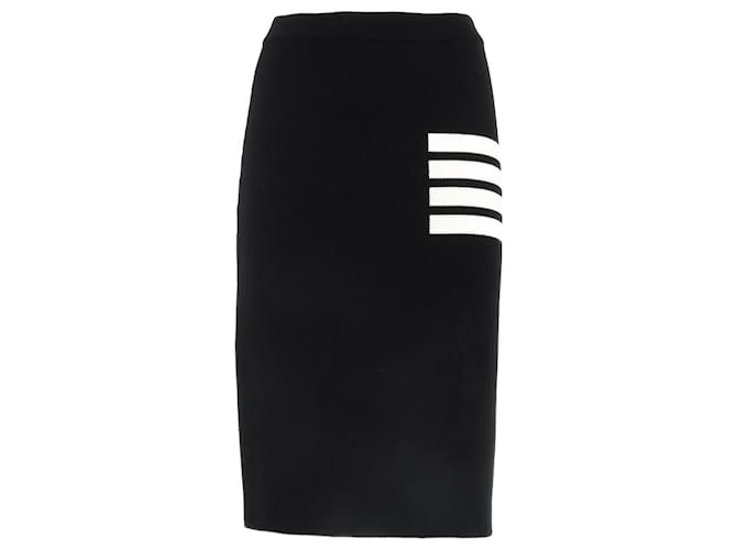 THOM BROWNE  Skirts T.fr 40 Wool Black  ref.1291038
