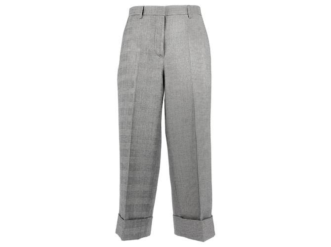THOM BROWNE Pantalon T.fr 40 polyestyer Polyester Gris  ref.1291047