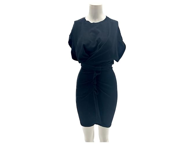 IRO  Dresses T.International S Cotton Black  ref.1291053