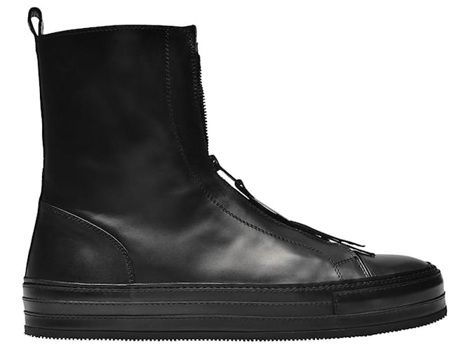 Ann Demeulemeester Reyers Sneakers aus schwarzem Leder  ref.1291096