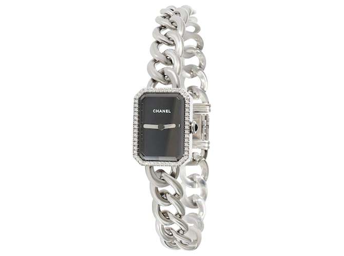 Chanel estreno cadena h3252 Reloj de mujer en acero inoxidable Plata Metálico Metal  ref.1291131