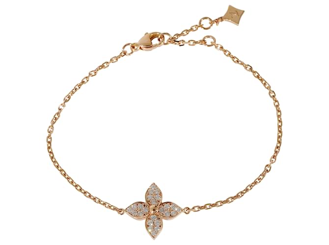 Louis Vuitton Idylle Blossom Bracelet in 18k Rose Gold 0.2 ctw Metallic Metal Pink gold  ref.1291132