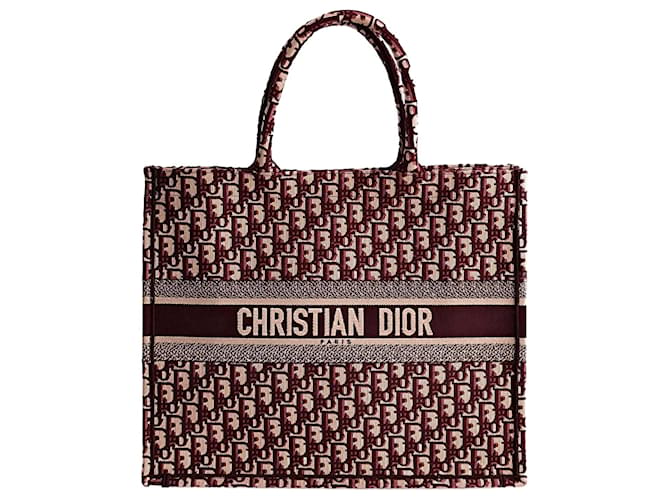 Christian Dior Oblique Tote Book Grand sac Toile  ref.1291184