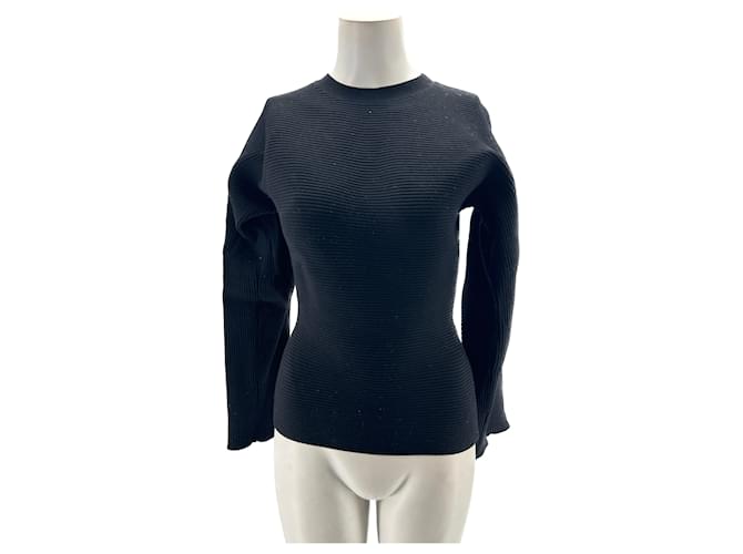 Autre Marque ROHE  Knitwear T.fr 36 polyester Black  ref.1291204