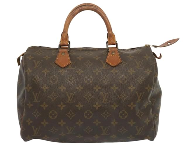 Louis Vuitton Speedy Brown Cloth  ref.1291303