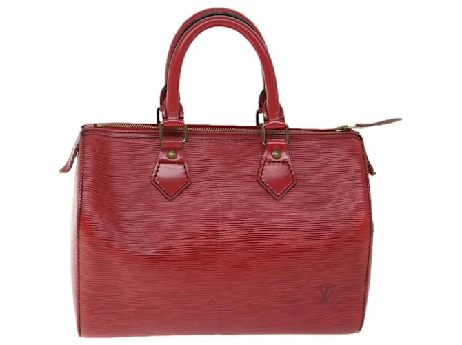 Louis Vuitton Speedy Red Leather  ref.1291312
