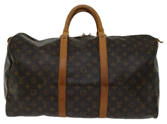 Louis Vuitton Keepall 50 Brown Cloth  ref.1291347