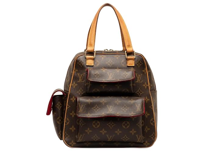Louis Vuitton Brown Monogram Excentri-Cite Leather Cloth  ref.1291433