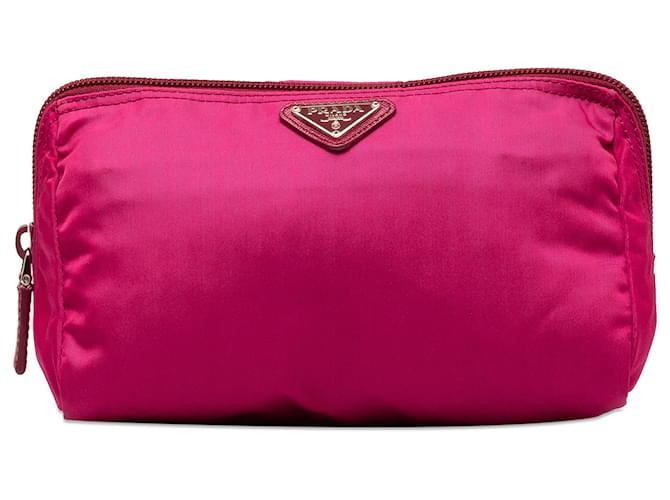 Prada Pink Tessuto Pouch Nylon Cloth  ref.1291473