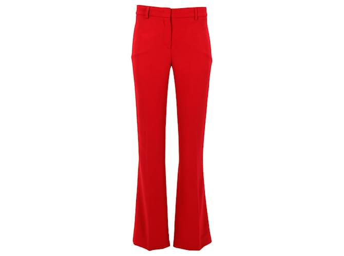 Pantaloni Boot-Cut Emilio Pucci in viscosa rossa Rosso Fibra di cellulosa  ref.1291488