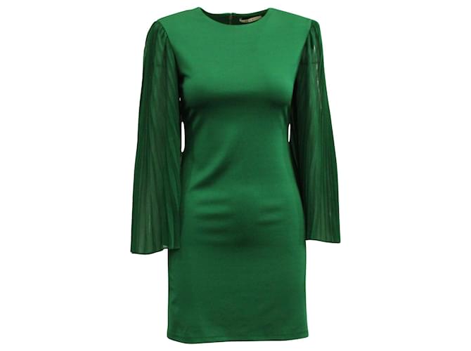 Alice + Olivia Butterfly Sleeve Dress in Green Viscose Cellulose fibre  ref.1291526
