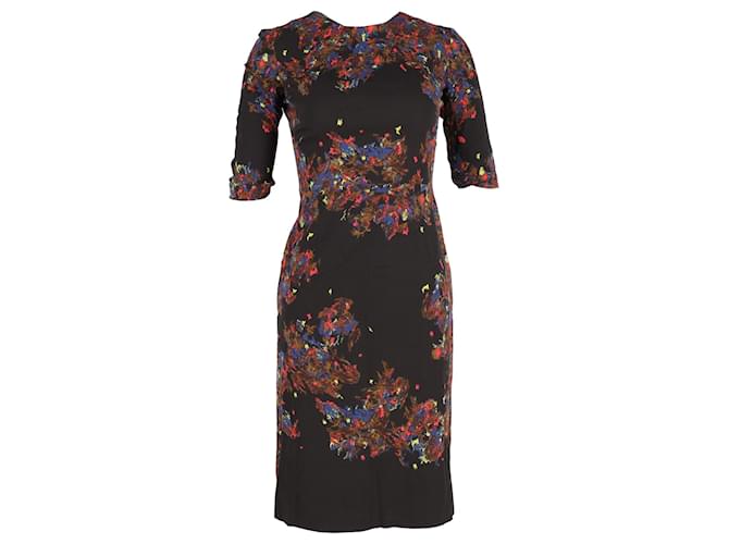 Kleid mit Spritzer-Print von Erdem aus mehrfarbiger Baumwolle Mehrfarben  ref.1291547