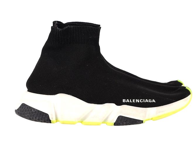 Day Balenciaga Speed Knit Sneakers aus schwarzem Polyester