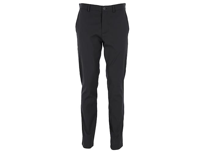 Theory Slim Casual Trousers in Black Polyamide  ref.1291755