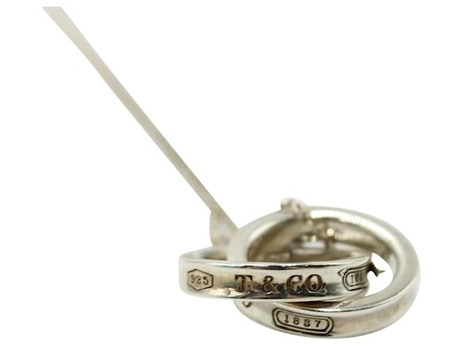 Tiffany & Co TIFFANY Y COMPAÑIA. Collar de círculos entrelazados en plata de ley Metálico Metal  ref.1291792