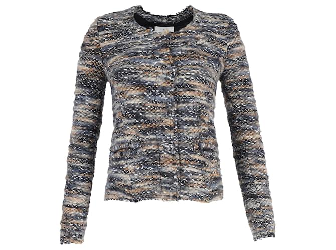 Iro Molly Bouclé-Tweed Jacket in Multicolor Wool Blend Multiple colors  ref.1291847