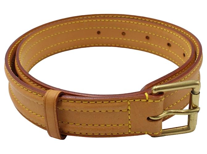Louis Vuitton Vachetta Belt in Beige Leather  ref.1291930
