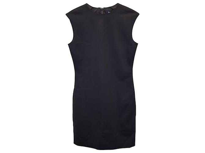 Theory Bi-Stretch Crepe Kleid aus schwarzer Viskose Polyester  ref.1292032
