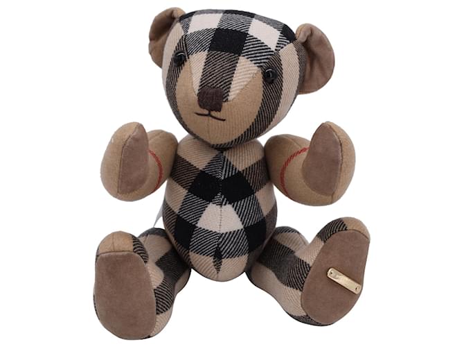 Burberry Teddy Bear in Brown Cashmere Beige Wool  ref.1292076
