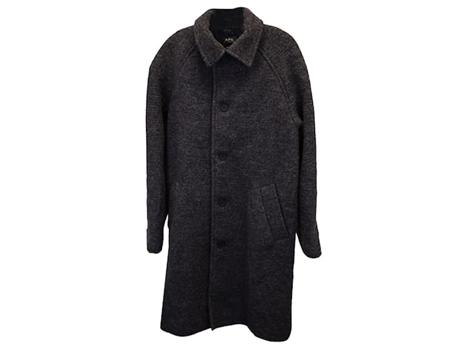 Apc A.P.C. Overcoat in Grey Wool  ref.1292085