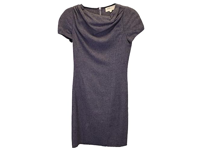 Isabel Marant Etoile Cowl Neck Shift Dress in Grey Wool  ref.1292108