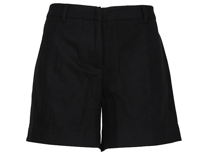 Miu Miu Flared Shorts in Black Wool  ref.1292202