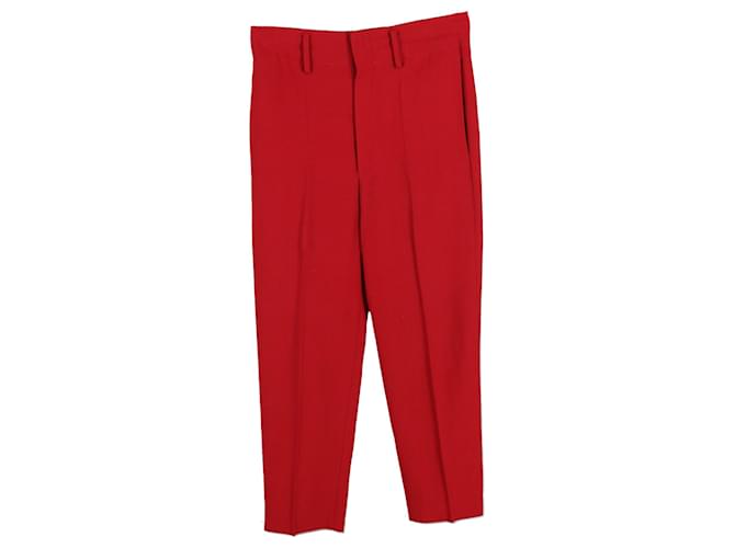 Pantalón Isabel Marant Étoile de algodón rojo Roja  ref.1292292