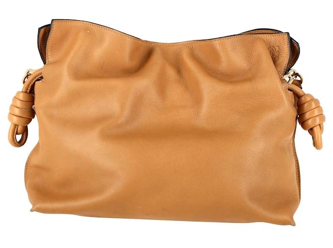 Loewe Flamenco Mini Clutch in Brown calf leather Leather  ref.1292375