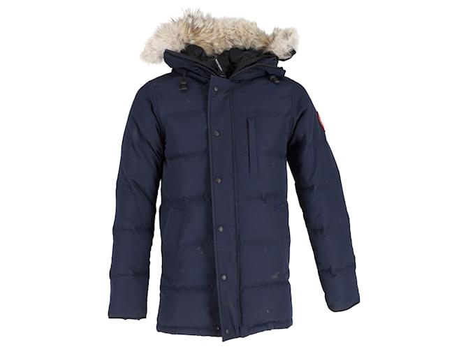 Canada Goose Carson Parka Heritage in Navy Blue Polyester  ref.1292414