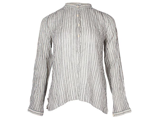 Isabel Marant Etoile Camicia Isabel Marant Étoile a righe in cotone bianco