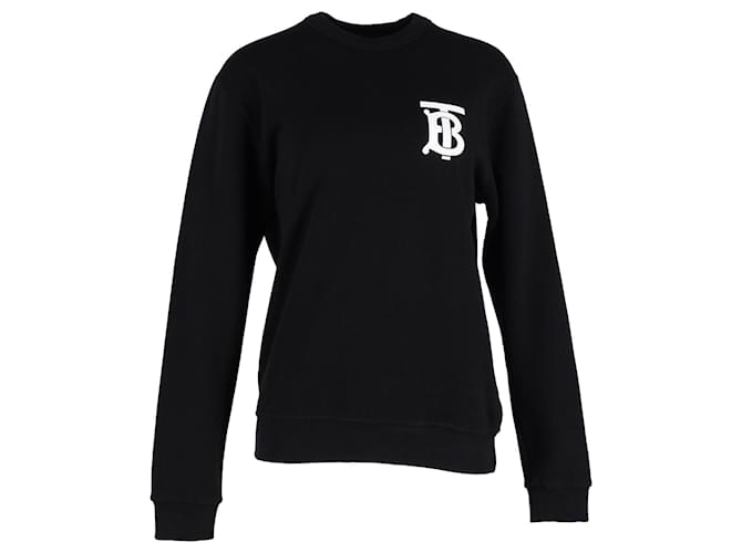 Burberry Dryden Sweatshirt in Black Cotton  ref.1292433