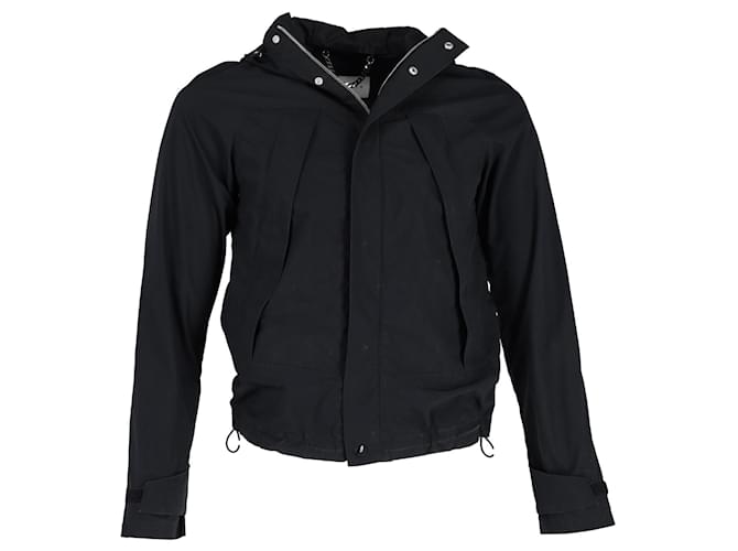 Sandro Paris Rain Jacket in Black Polyester  ref.1292537