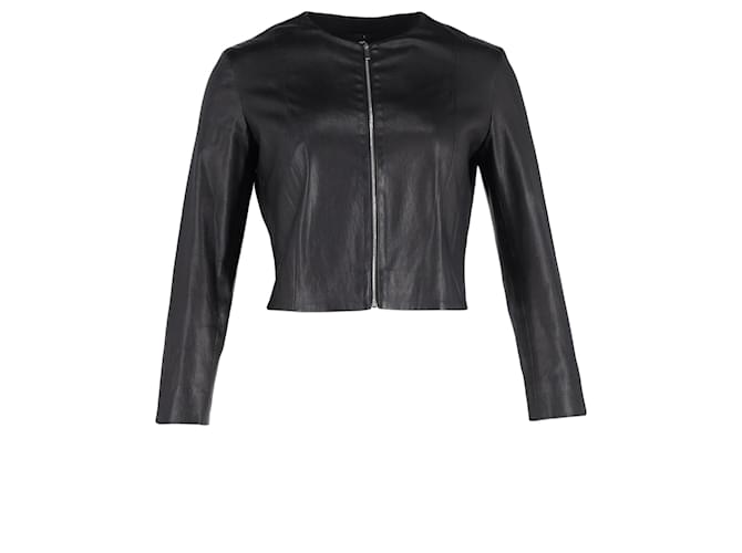 The Row Stanta Bonded Jacket in Black Leather  ref.1292671