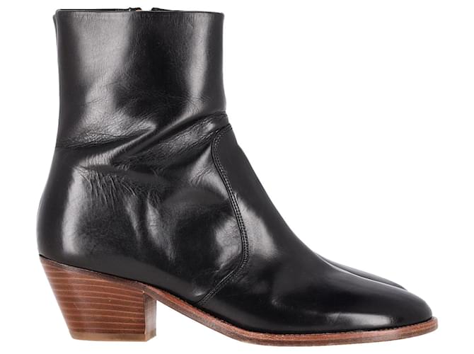 Isabel Marant Étoile Doynie Ankle Boots in Black Leather  ref.1292727