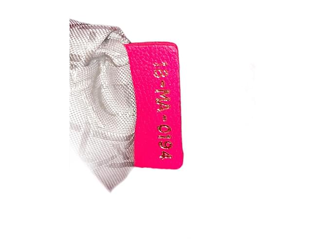 Lady Dior Mini em couro de cordeiro Cannage rosa  ref.1292832