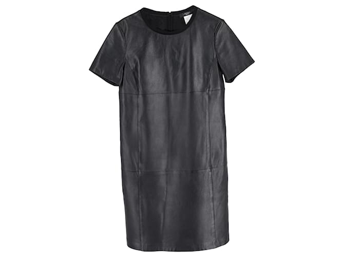 Autre Marque Vestido estilo camiseta de fin de semana de Max Mara en modal negro Fibra de celulosa  ref.1292862